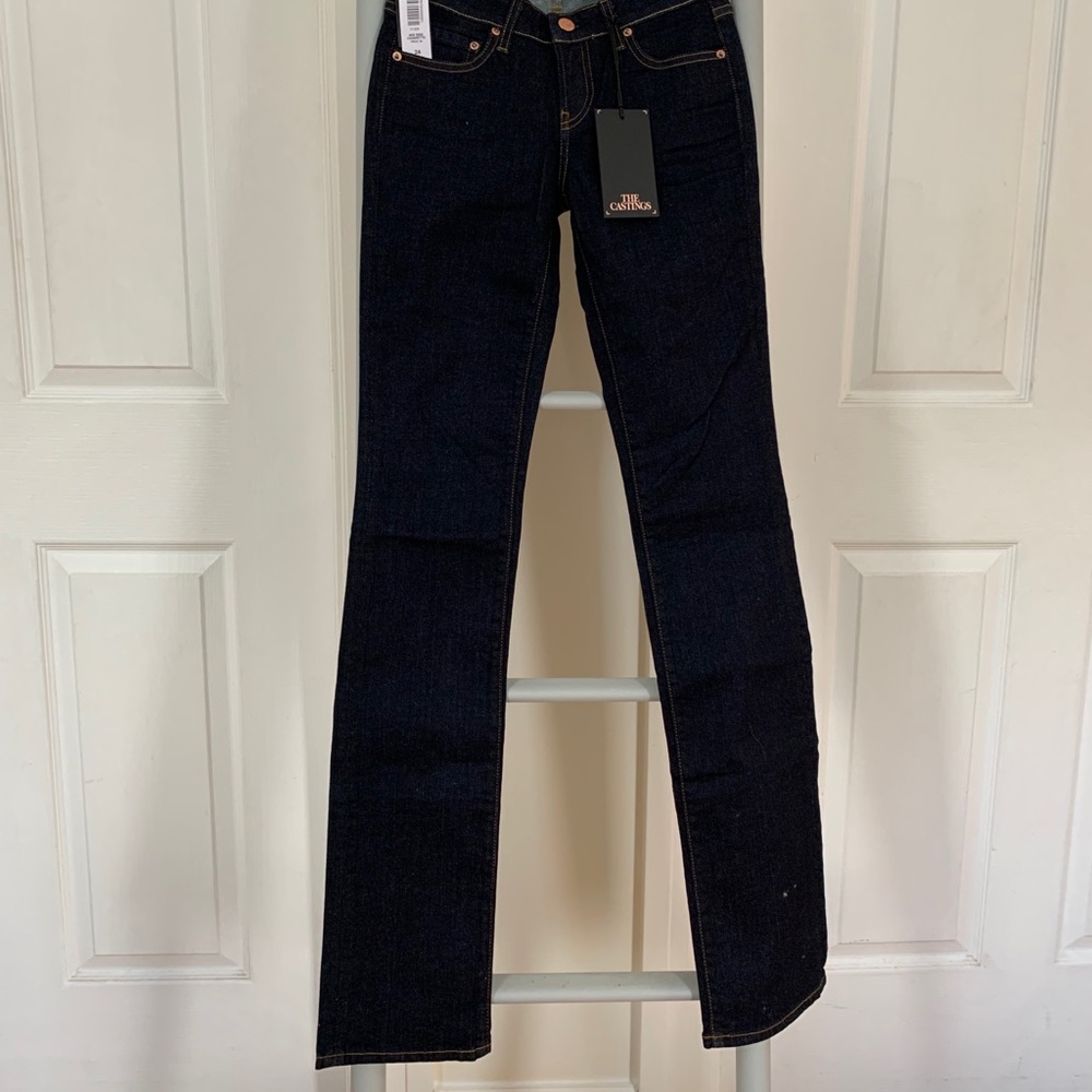 Ladies The Casting Mid-Rise Cigarette Denim Jeans